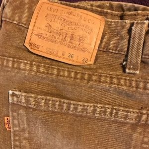 Men’s Levis 550 jeans